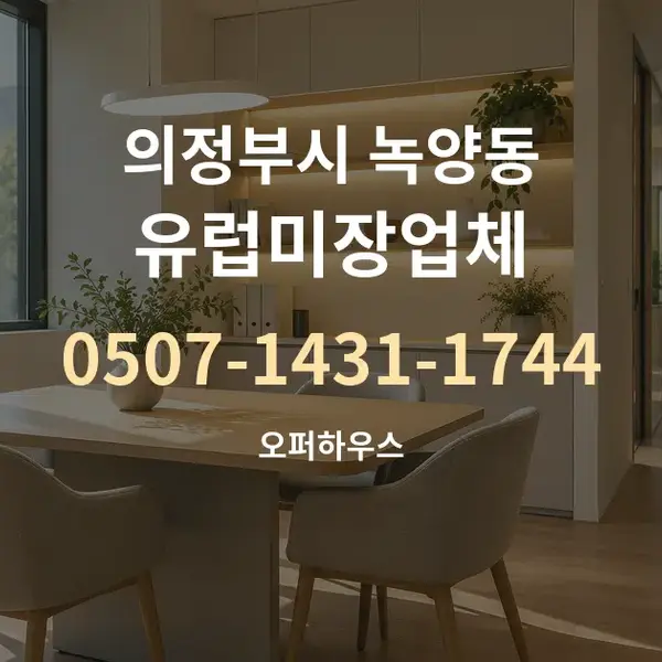 의정부시 녹양동 유럽미장업체 대표 안내 그래픽